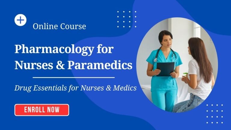 Pharmacology for Nurses & Paramedics